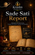 Sade sati report